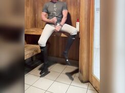 Alpha fun in the locker room with JockDad87 part 3