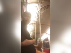 Cumshot on public metro - 12-09-25