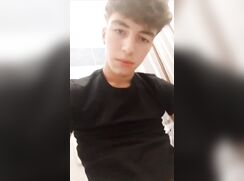 Cute straight guy jerks off