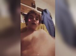 Brandon blows his hairy load