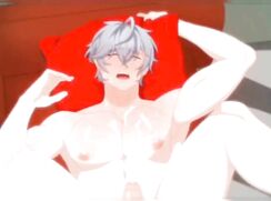 He play with his cock then fuck his friend