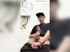 Twink with big dick cums gay porn tube