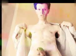 Freddie Sunfields exposed and shameless for divine redhead Lady P