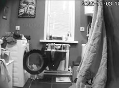 My best friend's camera caught me masturbating in the bathroom after a hot night