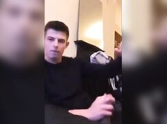 Twink Jerks His Big Cock Gay Porn Tube