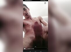Spanish gooner cumshot on snapchat