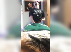 AHV - College Latino jerks off while roommate is away