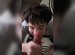 Johnny loved when he lost the game and had to jerk-off his friend.