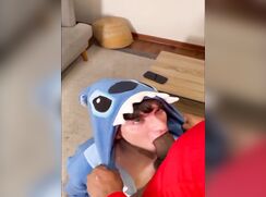 A twink suck a big cock then get fucked so hard on his ass