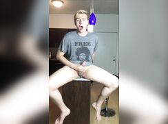 #0003 - Cumming in the kitchen