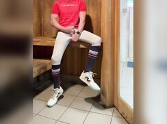 Alpha Fun in the Locker Room with JockDad87 Part 4