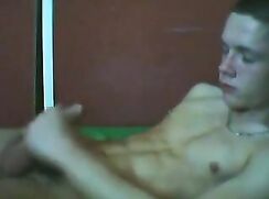 Chav Jerks Uncut Cock On Cam