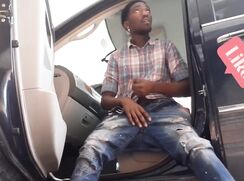 #0016 - Public BBC jerk off next to police station... Almost caught