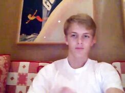 Uncut Hung Blond Twink Jerk & Cum