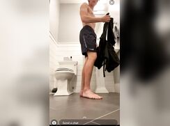 Blond snap twink strips