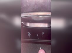 Cumming on a truck