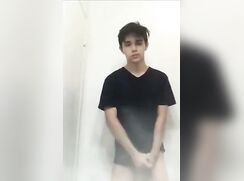 Vintage webcam: Sad wank