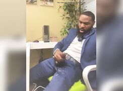 Shooting cum all over his suit