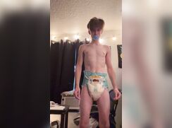 ABDL Twink in Diapers
