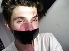 Duct tape mouth Gags