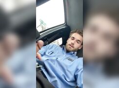 cute sex adict employee rest from work cumming clip