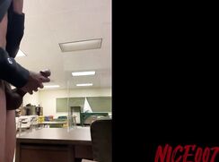 BOY IN EMPTY CLASS BEATING HIS DICK & CUMIING