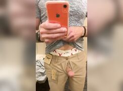 dropping a load in the dressing room