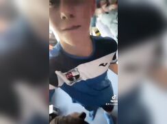 Big dick dude in blue shirt nice