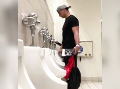 Baseball Cap Urinal Spy