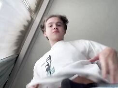 cute big cock twink baiting for fans off