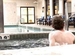 suckin' in a public jacuzzi