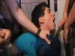 used in public toilet piss