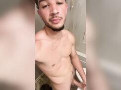 Baited verbal black with a big dick cum