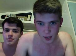 Cute guy friends on cam fun