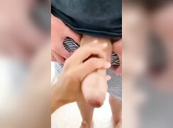 The new kid in class has a big uncut cock.