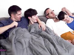 Dakota and friend with 2 daddies