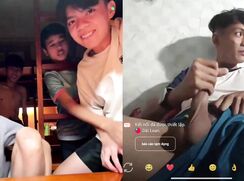 Vietnamese lads know that boys need to wank in footy kit, it's the best way