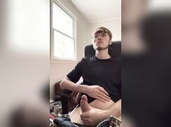 Cumming on my Break from Work