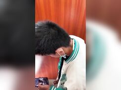 chinese guy wanking spy