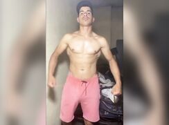 Moroccan bulge and bonner in the short, Faty circumcised cock.