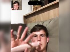 cute tony baited snapchating to girl