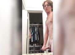 Curly head cums much