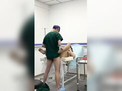 I had a really good time being fucked by the doctor last time! So I'm back to see the