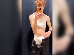 Sasha Wanks in Changing Room n Cums