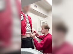 Kyler S - getting fucked by a college jock in the train bathroom