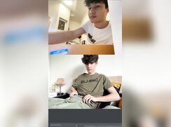 Nolan on Video Chat with another Boy