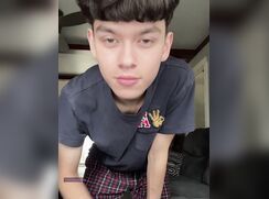 Green Jock Strap Twink Rides Dildo n cums