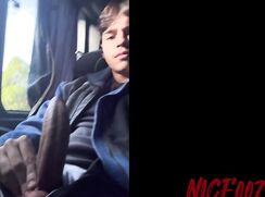 YOUNG BOY BEATING OFF TEASING ON DA TRAIN