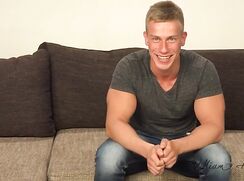 Bradley Cook Jerks Off his large penis