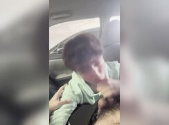 Asian boy sucks & swallows